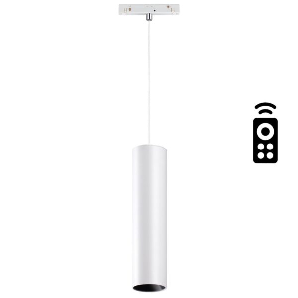 849bcb7ac8722564cb2b36a6db8b203e 358635 SHINO NT21 066 белый Трековый низковольтный св-к диммируемый с ДУ, со сменой цв.температуры IP20 LED 3000~6500К 20W 48V FLUM