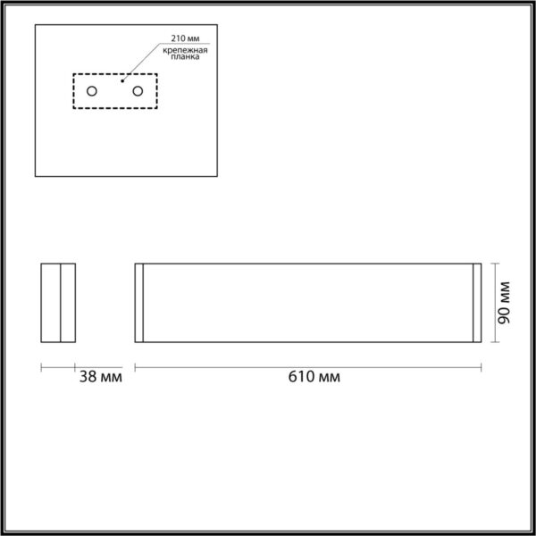 9c21a8c86239349071c241cf20fde728 4295/20WL HIGHTECH ODL22 439 золотой/металл Настенный светильник IP20 LED 20W 1690Лм 3000K FRAMANT