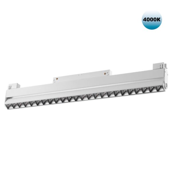 d4447ae75671ea83617b11cfaa02a974 358544 SHINO NT21 072 белый Трековый светильник для низковольного шинопровода IP20 LED 4000K 24W 48V FLUM
