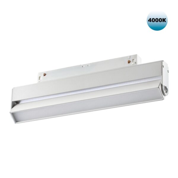 e39f71f1efa3828618e8dcf3255cc6bf 358538 SHINO NT21 158 белый Трековый светильник для низковольного шинопровода IP20 LED 4000K 12W 48V FLUM