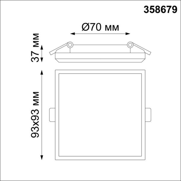 f0b13533f3aacf48b5be332ab261440d 358679 SPOT NT21 590 белый Светильник встраиваемый влагозащищенный IP54 LED 4000K 8W 100-240V PANDORA