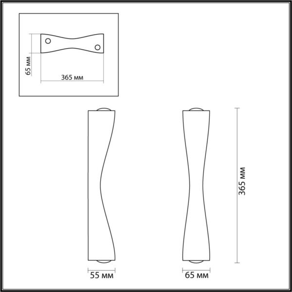 fcb6e397209008535fb36cacf8b11a1a 4290/10WL HIGHTECH ODL22 437 белый/металл Настенный светильник IP20 LED 10W 588Лм 3000K ANIKA